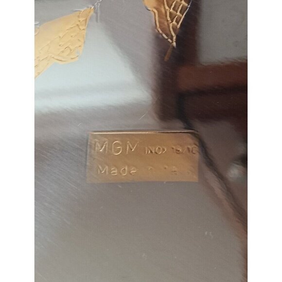 Rare Pamar MGM INOX 18/10 Swarovski Crystal Signed Artist Gold Etched With Box - Picture 3 of 16